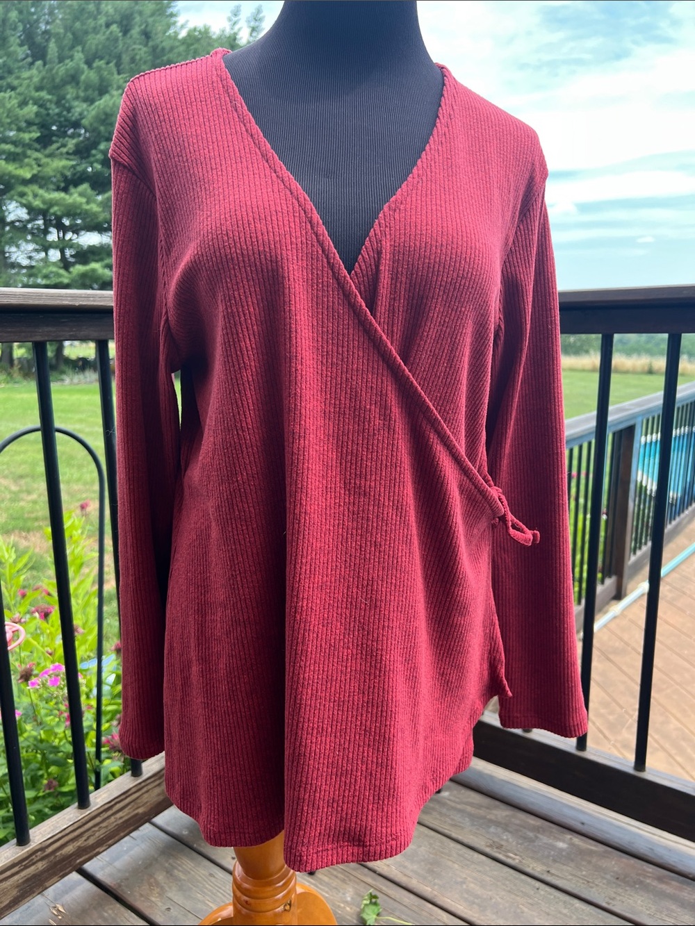 Old Navy Faux Wrap Sweater